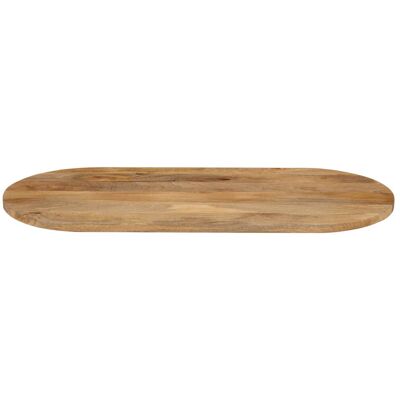 Alpen Home Table Top Oval Solid Wood Mango Light Natural 2.5cm H x 110cm W x 40cm D Alpen Home Table Top Oval Solid Wood Mango Light Natural 2.5cm H x 110cm W x 40cm D