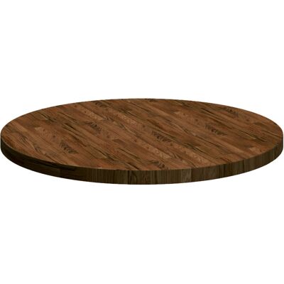Alpen Home Table Top Other Dark Brown Diameter 60 X 2.5 Cm Solid Oak Wood Dark Brown 4cm H x 90cm W x 90cm D Alpen Home Table Top Other Dark Brown Diameter 60 X 2.5 Cm Solid Oak Wood Dark Brown 4cm H x 90cm W x 90cm D