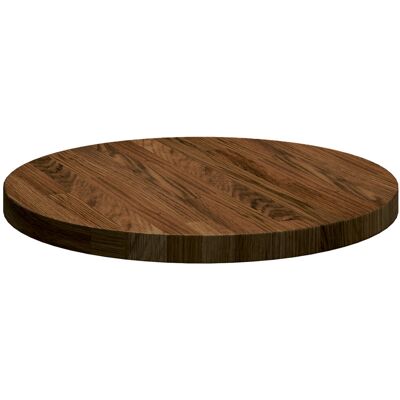 Alpen Home Table Top Other Dark Brown Diameter 60 X 2.5 Cm Solid Oak Wood Dark Brown 2.5cm H x 40cm W x 40cm D Alpen Home Table Top Other Dark Brown Diameter 60 X 2.5 Cm Solid Oak Wood Dark Brown 2.5cm H x 40cm W x 40cm D
