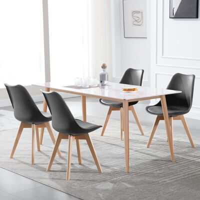 Norden Home 48cm H Upholstered Side Chair Grey 82cm H X 42cm W X 42cm D Norden Home 48cm H Upholstered Side Chair Grey 82cm H X 42cm W X 42cm D
