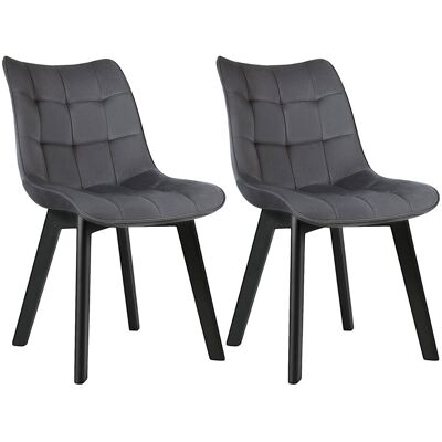 Canora Grey Stallworth Upholstered Dining Chair Dark Grey 83cm H X 46.5cm W X 42cm D Canora Grey Stallworth Upholstered Dining Chair Dark Grey 83cm H X 46.5cm W X 42cm D