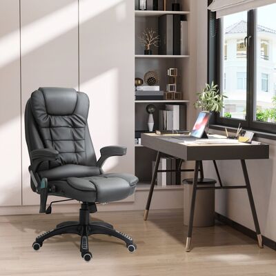 Inbox Zero Massage Office Chair with Adjustable Arms Swivel Desk Chair Black 121cm H X 68cm W X 74cm D Inbox Zero Massage Office Chair with Adjustable Arms Swivel Desk Chair Black 121cm H X 68cm W X 74cm D
