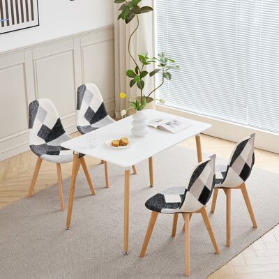 Norden Home Galvez Upholstered Dining Chair Grey 85cm H X 47cm W X 44cm D Norden Home Galvez Upholstered Dining Chair Grey 85cm H X 47cm W X 44cm D