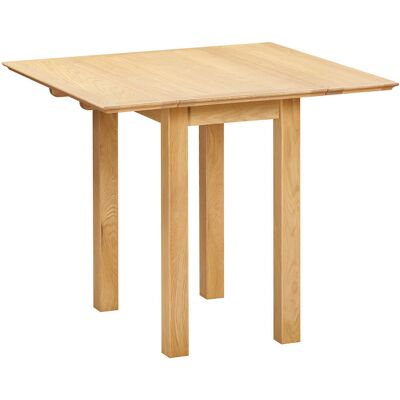 ClassicLiving Square Drop Leaf Extending Dining Table Natural Wood ClassicLiving Square Drop Leaf Extending Dining Table Natural Wood