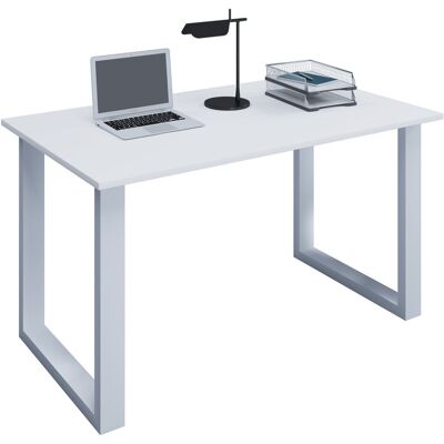 17 Stories "Lona" desk, U-shaped base White 76cm H x 110cm W x 50cm D 17 Stories "Lona" desk, U-shaped base White 76cm H x 110cm W x 50cm D