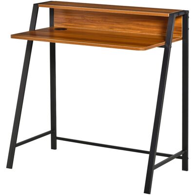 Borough Wharf Emerfield Rectangle Writing Desk Light Brown/Black 85 x 84 x 45 Borough Wharf Emerfield Rectangle Writing Desk Light Brown/Black 85 x 84 x 45