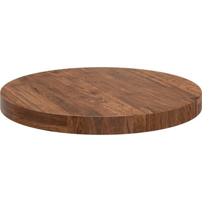 Alpen Home Table Top Other Dark Brown Diameter 60 X 2.5 Cm Solid Oak Wood Light Brown 4cm H x 50cm W x 50cm D Alpen Home Table Top Other Dark Brown Diameter 60 X 2.5 Cm Solid Oak Wood Light Brown 4cm H x 50cm W x 50cm D