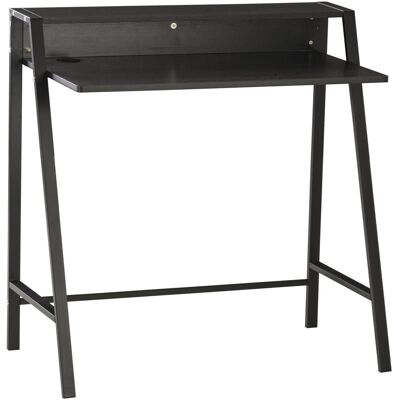Borough Wharf Emerfield Rectangle Writing Desk Black 85 x 84 x 45 Borough Wharf Emerfield Rectangle Writing Desk Black 85 x 84 x 45