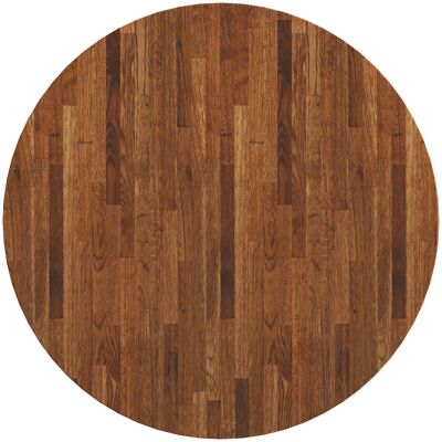 Alpen Home Table Top Other Dark Brown Diameter 60 X 2.5 Cm Solid Oak Wood Light Brown 4cm H x 80cm W x 80cm D Alpen Home Table Top Other Dark Brown Diameter 60 X 2.5 Cm Solid Oak Wood Light Brown 4cm H x 80cm W x 80cm D