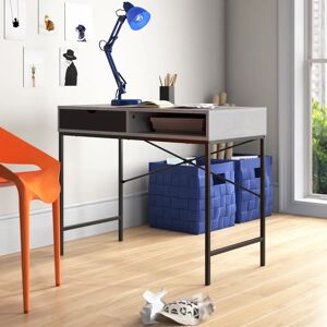 Zipcode Design Buckeys Desk black/brown 76.5 H x 95.0 W x 48.0 D cm