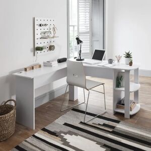 Zipcode Design Alaina L-Shape Computer Desk white 72.0 H x 140.0 W x 132.0 D cm