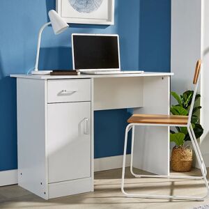 Ebern Designs Stefanski Computer Desk white 72.0 H x 100.0 W x 45.0 D cm