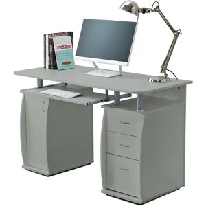 17 Stories Asmahan Deluxe Computer Desk gray