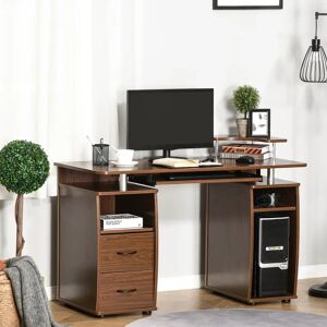 Brayden Studio Altheda 120cm W Rectangle Computer Desk brown 85.0 H x 120.0 W x 55.0 D cm