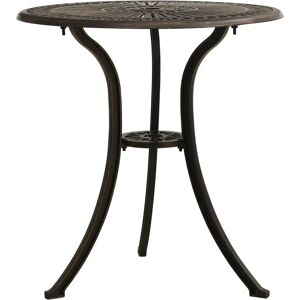 ClassicLiving Madalynn Aluminium Dining Table brown