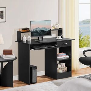 17 Stories Amija Desk black 94.0 H x 106.0 W x 50.0 D cm