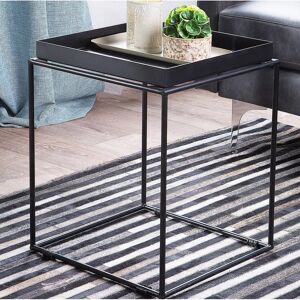 17 Stories Malaya Tray Table black 45.0 H x 40.0 W x 40.0 D cm