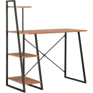 Latitude Run Abrienda Desk brown 117.0 H x 102.0 W x 50.0 D cm