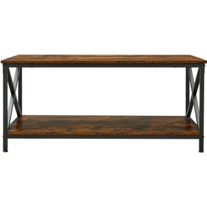 Trent Austin Design Adalynn Coffee Table with Storage black/brown/gray 45.0 H x 100.0 W x 55.0 D cm