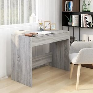 Ebern Designs Gargiulo Desk gray 76.5 H x 101.0 W x 50.0 D cm