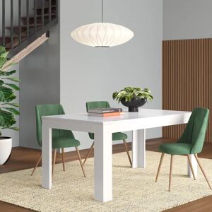 Zipcode Design Neumann Extendable Dining Table brown/white 75.0 H cm