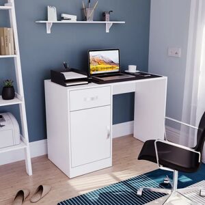 Latitude Run Muskoka Hudson Desk white 72.0 H x 100.0 W x 44.0 D cm