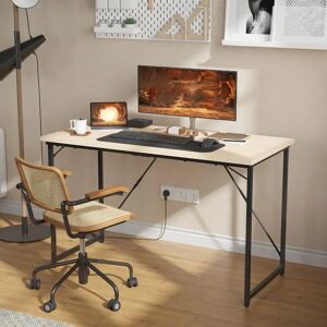 Borough Wharf Cartee Computer Desk black/brown 75.0 H x 100.0 W x 50.0 D cm