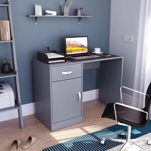 Latitude Run Muskoka Hudson Desk gray 72.0 H x 100.0 W x 44.0 D cm