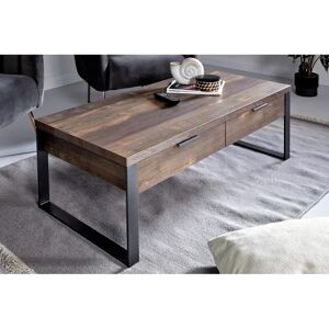 Mercury Apogee Coffee Table with Storage black/brown