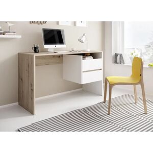 Latitude Run Skeggi Computer Desk white 76.0 H x 125.0 W x 52.0 D cm