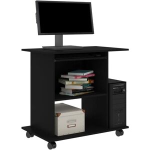 17 Stories Bisceglia Computer Desk black 74.93 H x 80.01 W x 50.038 D cm