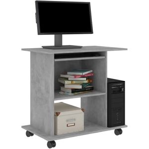 17 Stories Bisceglia Computer Desk gray 74.93 H x 80.01 W x 50.038 D cm