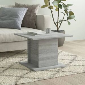 Union Rustic Coffee Table Smoked Oak 55.5X55.5X40 Cm Chipboard gray 40.0 H x 55.5 W x 55.5 D cm