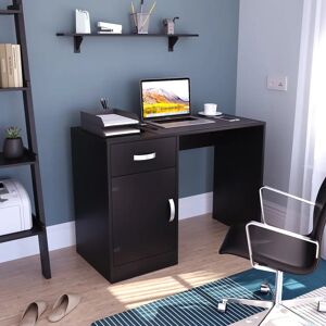 Latitude Run Muskoka Hudson Desk black 72.0 H x 100.0 W x 44.0 D cm