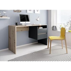 Latitude Run Skeggi Computer Desk black 76.0 H x 125.0 W x 52.0 D cm