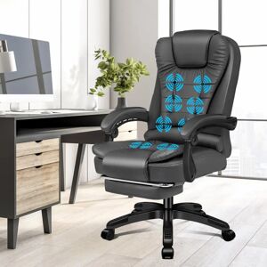 Inbox Zero Executive Chair gray/black 122.0 H x 65.0 W x 58.0 D cm