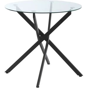 Ivy Bronx Side Table black/gray 75.0 H x 80.0 W x 80.0 D cm