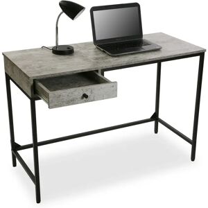 Borough Wharf Ellent Desk black/brown/gray 46.0 H x 110.0 W x 48.0 D cm