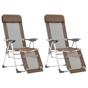 Dakota Fields Ayvan Steel Folding Chair brown 114.0 H x 78.0 W x 58.0 D cm
