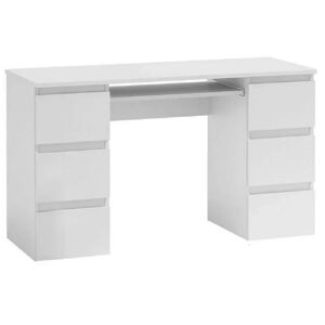 Latitude Run Theon Computer Desk white 76.0 H x 140.0 W x 50.0 D cm