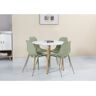 Zipcode Design Baillie Dining Chair green 84.0 H x 46.0 W x 52.0 D cm