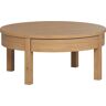 Brayden Studio Shinde Wheel Coffee Table with Storage brown 35.5 H x 80.0 W cm