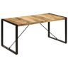 Latitude Run Price Dining Table black/brown 75.0 H x 160.0 W x 80.0 D cm