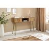 Etta Avenue Xavier Desk brown/yellow 60.0 H x 115.0 W x 39.5 D cm