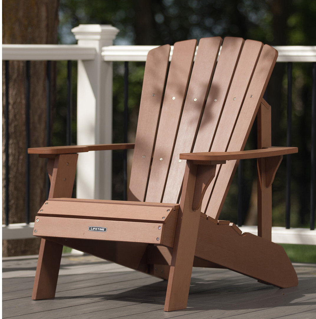 Lifetime Adirondack Chair Brown 93.7cm H X 52.7cm W X 98cm D