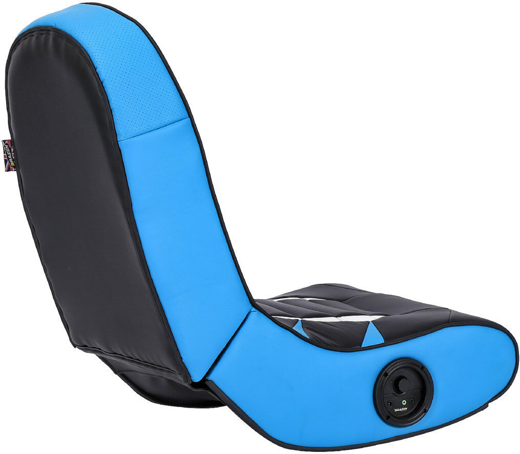 BraZen Gaming Chairs BraZen Python 2.0 Bluetooth Surround Sound Gaming Chair Blue 66cm H X 66cm W X 43cm D