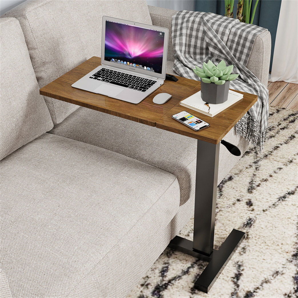 Latitude Run Alauna Tray Top End Table Brown Wood 75.5cm W X 40.8cm D
