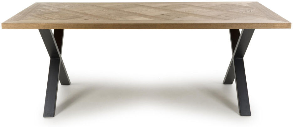 Latitude Run Ankara Large 1.8M Dining Table Oak Wood