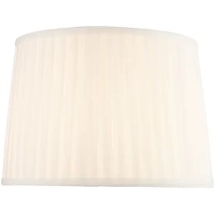 Mercer41 35cm Cotton Pleated Empire Lamp Shade white/brown 24.0 H x 35.0 W x 35.0 D cm