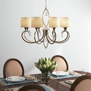 Three Posts Sangerfield 8-Light Shaded Chandelier yellow